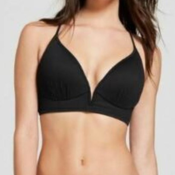 Shade & Shore Other - Shade & Shore V-Wire Ribbed Bikini Top